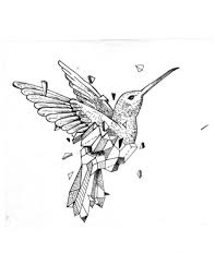 Pin By Cata Lista On Qente Geometric Animal Tattoo Geometric Drawing Geometric Hummingbird Tattoo