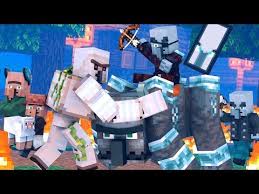 Villager Vs Pillager Life Full Animation Minecraft Animation Youtube Minecraft Animation Monster School