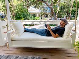 Our garden sofa sets are made of aluminium frames that are powder coated, so they are weatherproof and incredibly durable. How To Build An Outdoor Hanging Daybed Young House Love