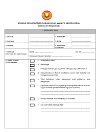 Tertarik mencicipi makanan khas bandung yang jumlahnya bisa sampai ratusan itu? Borang Permohonan Tabung Khas Wanita Negeri Kedah