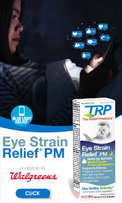 Eye Strain Relief Eye Drops For Digital Eye Fatigue And Blue Light Exposure Eye Strain Relief Eye Strain Strained Eyes