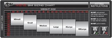 Sizing Chart Body Science Compression Bsc