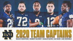 Notre dame stadium, notre dame, in. Five Captains Selected For 2020 21 Notre Dame Football Campaign