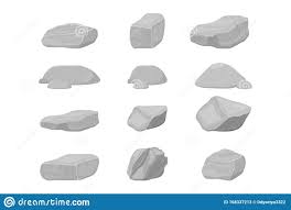 Illustration About Vector Illustration Of Stone Stone Elements Isolated White Background For Templates Illustration O Vector Illustration Illustration Vector