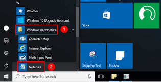 Click start > search for notepad and hit enter. How To Open And Use Notepad In Windows 10