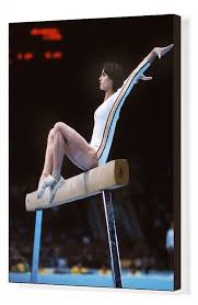 / ˌ k ɒ m ə ˈ n ɛ tʃ (i)/, us: Print Of Nadia Comaneci 1980 Moscow Olympics Nadia Comaneci Olympic Gymnastics Floor Workouts