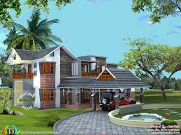 It resembles a butterfly's wings, hence the suggestive name. Sloping Roof Home In 2615 Sq Ft Kerala Home Design And Floor Plans 8000 Houses