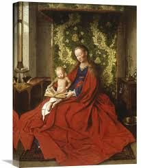 Global Gallery 'Madonna and Child' by Jan Van Eyck Painting Print on  Wrapped Canvas | Wayfair