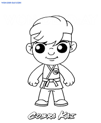 Coloringanddrawings.com provides you with the opportunity to color or print your humorous karate drawing online for free. Cobra Kai Coloring Pages Printable Coloring Pages Wonder Day Coloring Pages For Children And Adults