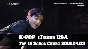 Kpop Itunes Usa Top 10 Songs Chart 2016 04 05
