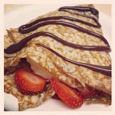 Strawberries And Cream Crepes Next Up On My Must Try Crepes At Tea Tree Creperie