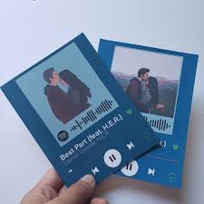 Easy to print on any dpi, you can also deliver to any mailing. Custom Spotify Scannable Code Greeting Card Anniversary Love Card Gift For Girlfriend Boyfrie Diy Gifts To Make Friendship Christmas Gifts Diy Birthday Gifts