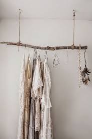 Dressing Ouvert Idee De Rangement Penderie Portant Deco Boheme Chic Penderie Bois Deco