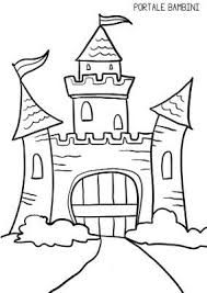Disegni Di Castelli Da Stampare E Colorare Gratis Portale Bambini Disegno Di Castello Disegni Disegni Da Colorare