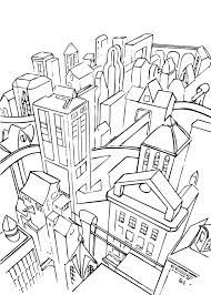 Push pack to pdf button and download pdf coloring book for free. City Coloring Page Batman Coloring Pages Cars Coloring Pages Birthday Coloring Pages