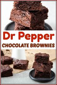 Dr Pepper Brownies Are So Easy And Delicious The Soda Adds Incredible Flavor And Moisture Perfect For A Quick Dessert In 2020 Desserts Easy Desserts Dessert Recipes