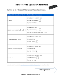 Check spelling or type a new query. How To Type Spanish Characters