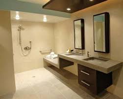 Browse photos of bathrooms and find ideas for remodeling or decorating your bathroom, shower, bathtub or vanity at hgtv.com. 19 Universal Design Boosts Bathroom Accessibility Ceplukan Handicap Bathroom Design Accessible Bathroom Design Bathroom Design Luxury