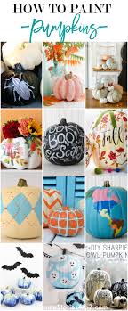 How to paint a pumpkin. 30 Diy Pumpkin Painting Ideas