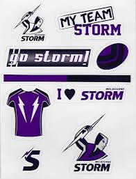 10 melbourne storm logos ranked in order of popularity and relevancy. Melbourne Storm Nrl Mixed Logo Car Decals 9 Per Sheet 9340579031786 Ebay