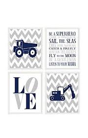 Knowing his point of view will help you to combine his preferences with your decoration idea becomes a great comfort zone for your boy. Amazon Com Nursery Wall Art Construction Nursery Dump Truck Print Baby Boy Nursery Boy Room Prints Boy Art Trucks Chevron Backhoe Toddler Boy Kids Art Boy Room Decor Boy Rules Print Love Handmade