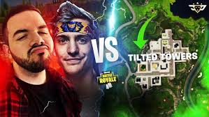 NINJA AND COURAGE VS TILTED TOWERS! THE DUO IS BACK! (Fortnite: Battle  Royale)