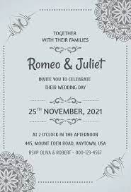 Create your own wedding invitation cards in minutes with our invitation maker. Online Wedding Invitation Maker Photoadking