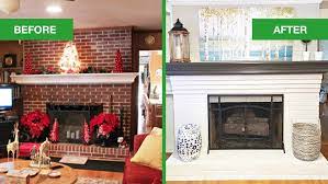 Maybe you would like to learn more about one of these? Dated Brick Fireplace Gets Painted White Angi Angie S List