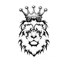 Image Result For Tribal Lion With Crown Tattoo Peshernaya Zhivopis Risunki Lev Siluet