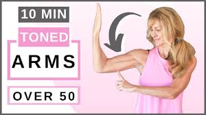 10 Minute Tone Your Arm Workout For Women Over 50 Beginner Friendly Kol Egzersizleri Kadin Egzersiz Workout