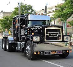 Dane Baldwin S Custom One Off 760 Tilt Hood Brockway Truck Big Trucks Big Rig Trucks Trucks