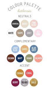 Step 4 Colour Palette 5 Steps To A Capsule Wardrobe Farbenlehre Psychologie Der Farben Farbinspiration