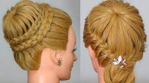 Zarif Tac Orgulu Topuz Sac Modeli Uygulamasi Hair Styles Braided Hairdo Plaits Hairstyles