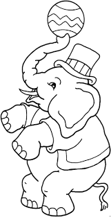 Elefant Im Zirkus Tiere Kinderfarben Zirkus Kunst Malvorlagen Fur Kinder
