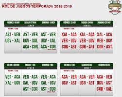 Goleadores liga mx jornada 5 del torneo de clausura 2018 via www.sitiostotal.com. Liv Calendario De Juegos Temporada 2018 Al Calor Deportivo