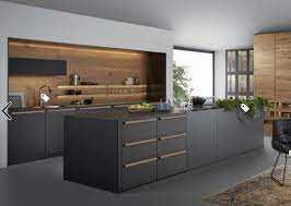 Here's some inspiration to get you started. Matte Grey Palette With Warm Wood Tones Nice Combo Modern Kitchen Cabinet Design Kitchen Room Design Modern Kitchen