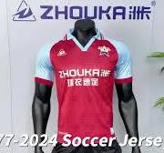 OEM ODM Custom Digital Print Logo Classic Retro Men Soccer Wear Jersey  Quick Dry Breathable Youth V-Neck Polo Football Shirt
