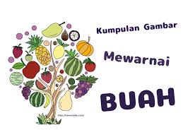 Bunga, binatang, pemandangan, buah, tersedia gratis untuk didownload. Gambar Mewarnai Anak Tk Buah Free Download