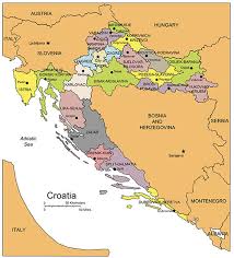 To discover the country croatia, the detailed map of croatia and the maps of the regions and administrative are available. Croatia Map For Powerpoint Administrative Districts Capitals Clip Art Maps