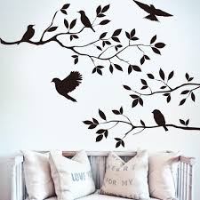 Decorating with branches is an easy way to bring nature home! Black Bird Tree Branch Wall Stickers Wall Decal Removable Waterproof Art Home Mural Decoration Wall Decor Hot Wall Decor Black Birdsticker Wall Decal Aliexpress