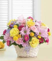 It is a genus of 150 flowering plants. Beautiful Basket Fresh Flower Arrangement In Hampton Falls Nh Flowers By Marianne