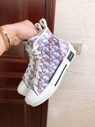 4.9 out of 5 stars 12. Dior B23 High Top Sneaker Red Blue Dior Oblique Canvas Shoes Shoes Sneakers Fashion Shoes