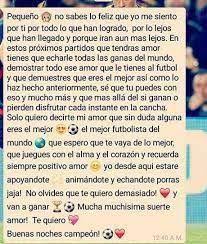 Resultado De Imagen Para Chat Goals Espanol Buenas Noches Amor Textos Para Mi Novio Mensajes Para Mi Novio Frases Para Futbolistas