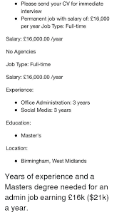 Please Send Your Cv For Immediate Interview Permanent Job With Salary Of 16000 Per Year Job Type Full Time Salary 1600000 Year No Agencies Job Type Full Time Salary 1600000year Experience Office Administration