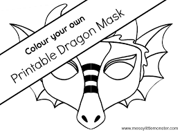 It totally gives me a karate kid vibe, but they are all kinds of fun. Chinese Dragon Mask A Fun Printable Dragon Craft Messy Little Monster