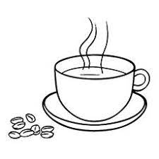 Colour in this picture and give it to a coffee lover. 10 Coffee Coloring Pages For Your Little Coffee Lover Coffee Drawing Food Coloring Pages Coloring Pages