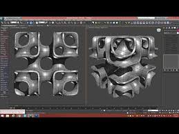 3d Tutorial Cubic Lattice Abstract 3dsmax 3ds Max Tutorials 3d Modeling Tutorial 3d Tutorial