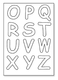 Print the letters (get them at end of this post). Pin On Fonts