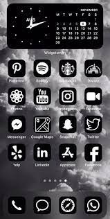 This ios 14 app icons pack works for iphone 6 and above with ios14 installed. Ios 14 Dark Mode Theme Aesthetic App Icon Pack For Iphone 175 Black App Covers For Home Screen Change Video Video App Icon Design Black App Ios Icon