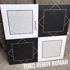 Jual Keramik Lantai 40x40 Hitam Motif Keramik Dekoratif Keramik Teras Keramik Dapur Keramik Lantai Garasi Indonesia Shopee Indonesia